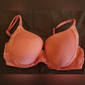Victoria's Secret Coral Lace Bra